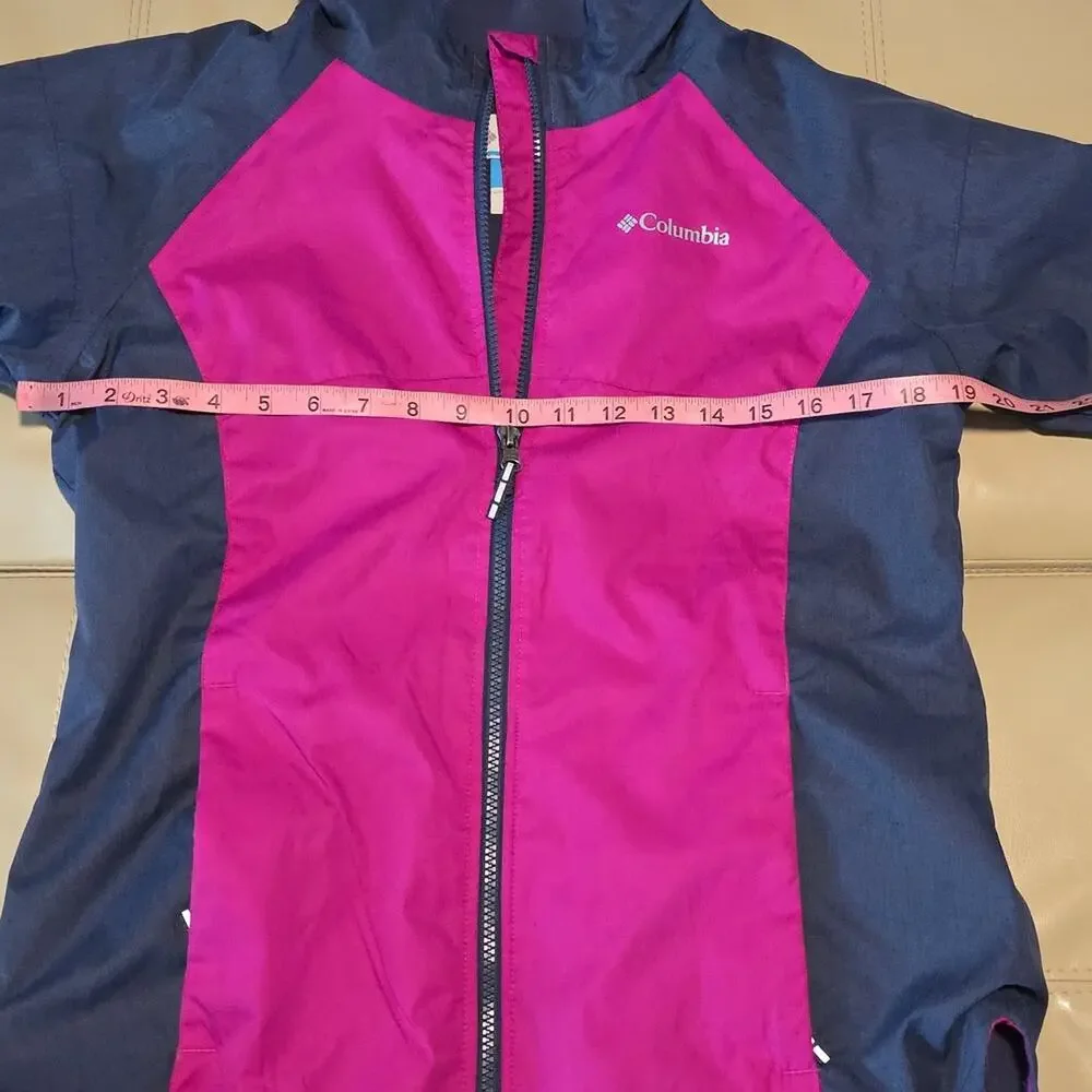 Columbia Endless Explorer Jacket Fuchsia and Charcoal Kids Size Large 14/16